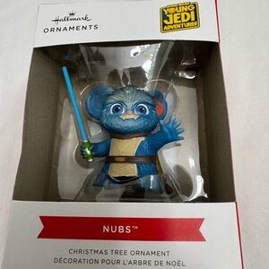 Hallmark Nubs Blue and Tan Young Jedi Adventures Ornament